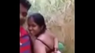 Horny hindu call girl having hard outdoor sex