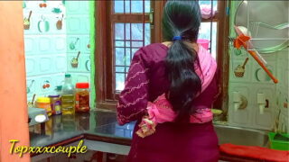 Indian Hot Sexy Bhabhi Xxx Hard Fucking anal in kitchen telugu sex Video