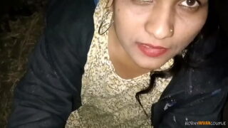 Telugu Village Wife Blowjob In Night Sucking And Fucked Hubby Video