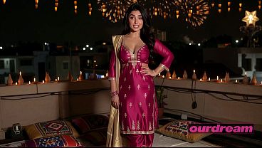 Curvy Desi Babe In Salwar Kameez Fucked On The Rooftop On Diwali Night (ai-generated) Video