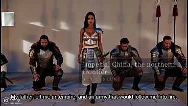 Beautiful Empress Has a Group Encounter with the Generals Men Video